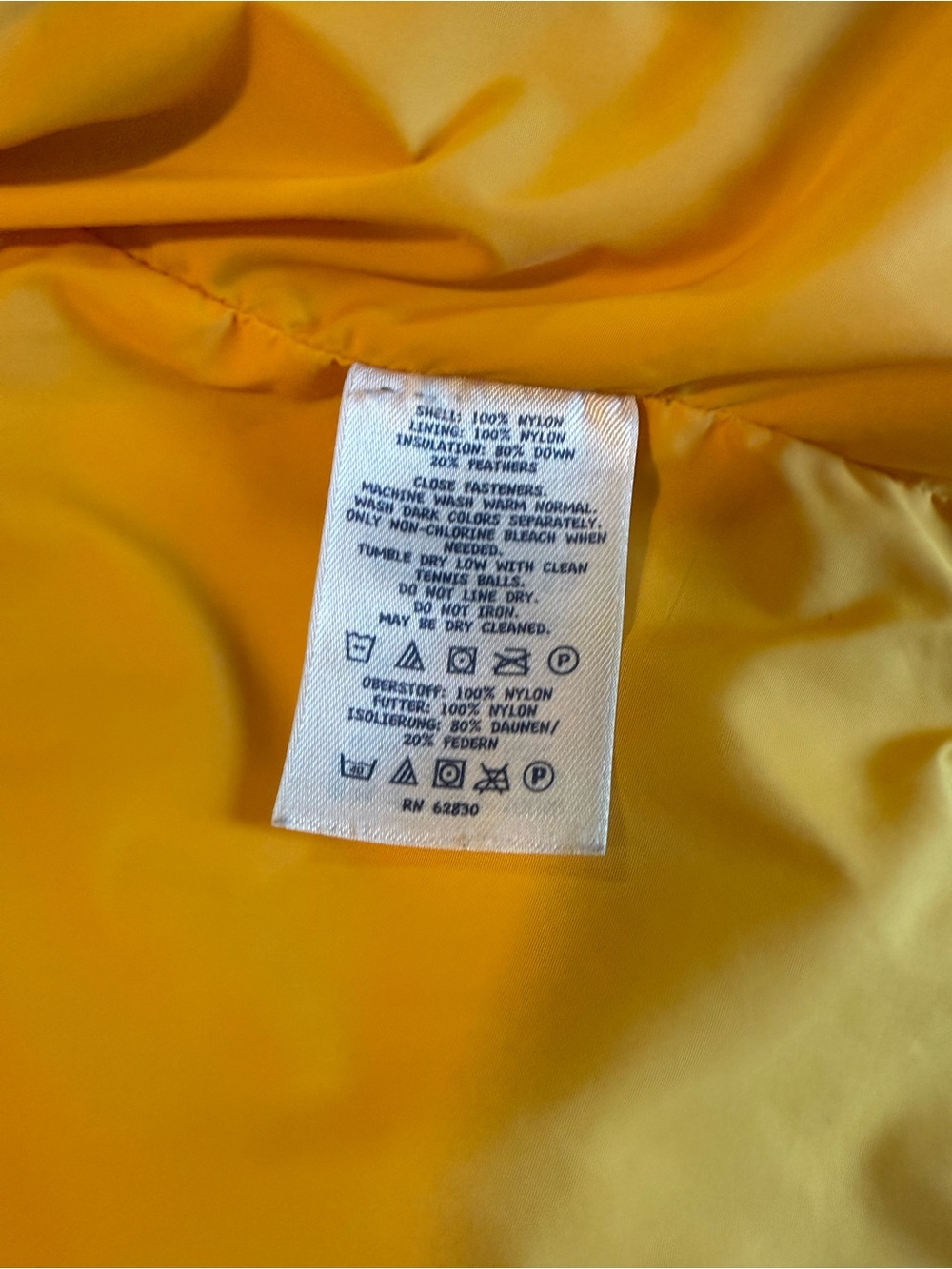 Lands' End kids green hooded puffer jacket , sz XL 18/20 - Picture 7 of 7
